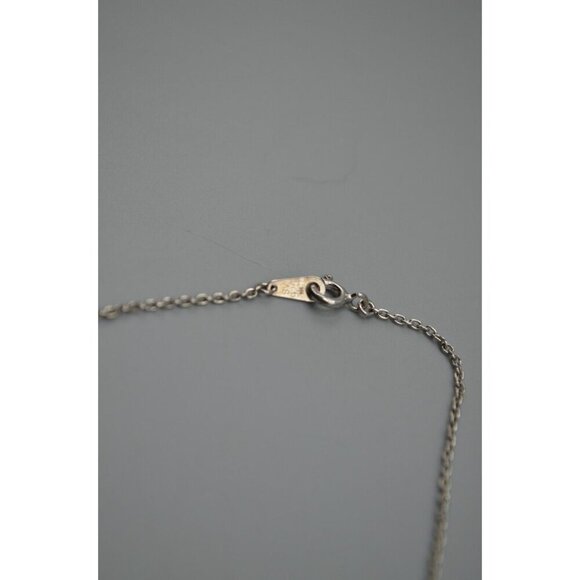 Key Pendant Lapis Lazuli Accents SV 925 NH Stamp Sterling Silver Chain Vermeil - Picture 10 of 12